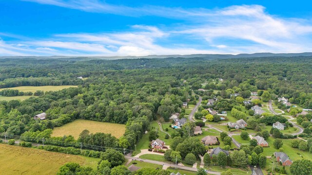 4155 Freewill Rd NW, Cleveland, TN 37312 - aerial view of a forest and a mountainous background