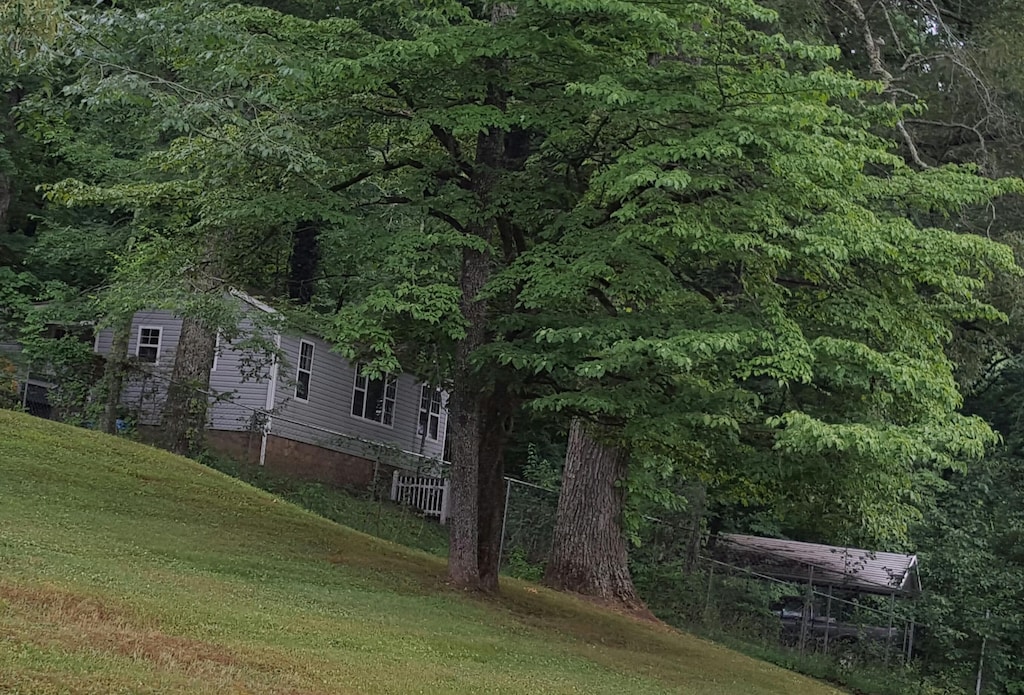650 Osage Dr, Soddy Daisy, TN 37379 - view of yard with a forest view