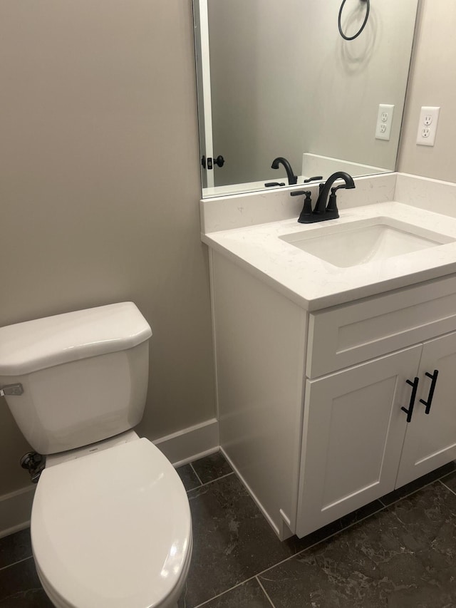 549 Willow Grv Ct Unit 69, Ringgold, GA 30736 - half bath with vanity, toilet, and baseboards
