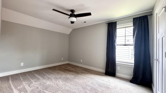 2617 Wendell Way, Chattanooga, TN 37421 - carpeted empty room featuring a ceiling fan and lofted ceiling