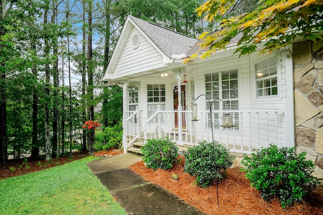 103 Paddle Wheel Ct, Cohutta, GA 30710 - view of outbuilding with covered porch