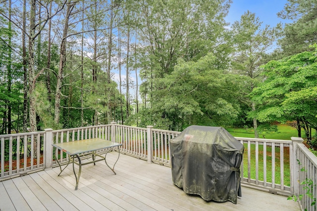 103 Paddle Wheel Ct, Cohutta, GA 30710 - wooden deck featuring area for grilling
