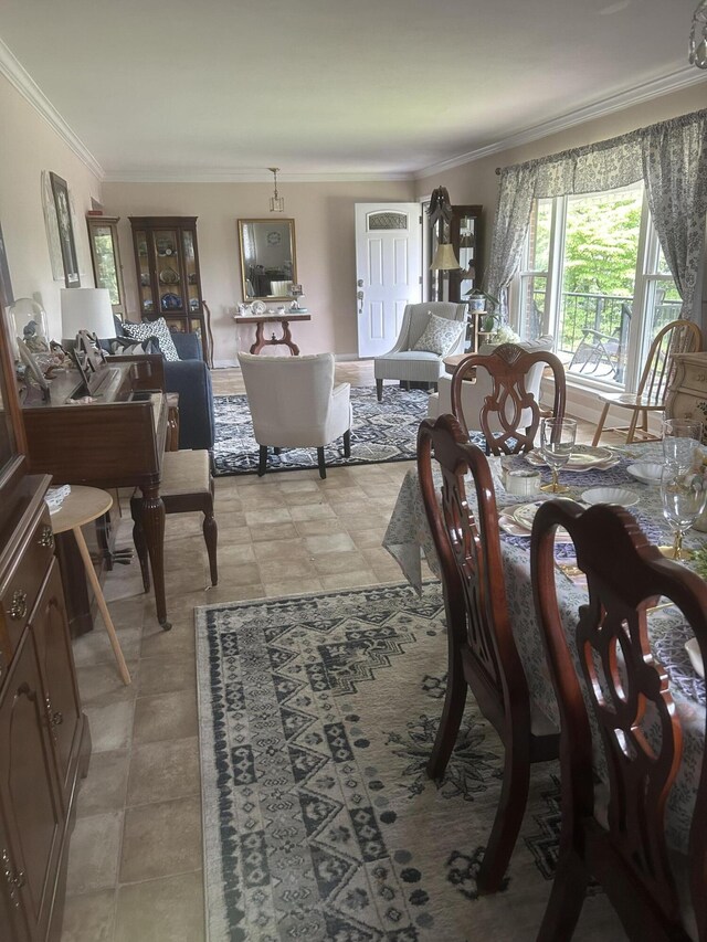 4022 Belvoir Pines Dr, Chattanooga, TN 37412 - dining room with ornamental molding