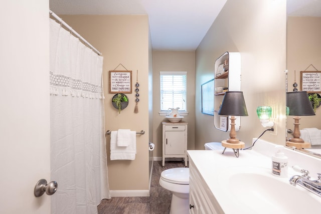 186 Mark Dr, Flintstone, GA 30725 - bathroom with vanity and wood finished floors