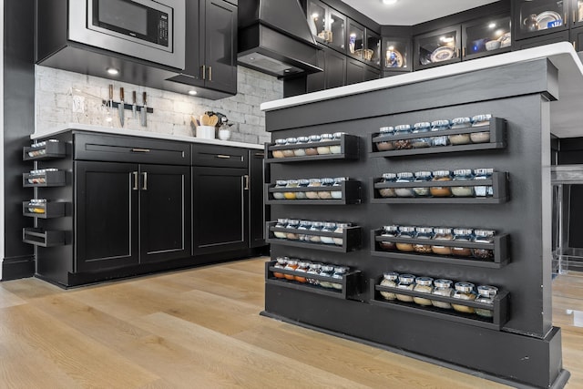 1531 Bowtie Rd, Chattanooga, TN 37421 - wine room with light wood-style floors