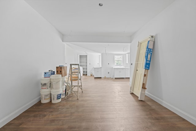 760 Keith Rd SE, Dalton, GA 30721 - hallway with baseboards and wood finished floors