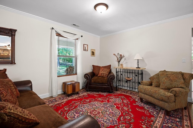204 Chapman Ct, Lafayette, GA 30728 - living area with crown molding and baseboards