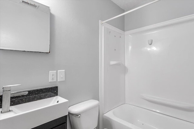 536 Sequatchie Ln, Sequatchie, TN 37374 - full bath with vanity, toilet, and washtub / shower combination