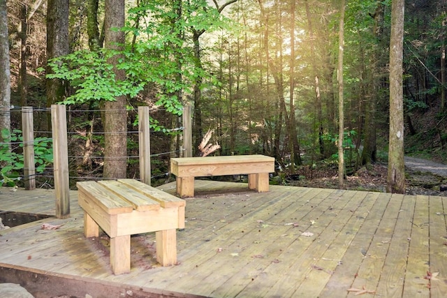 292 Log Cabin Ln Unit 14, Dunlap, TN 37327 - view of wooden terrace