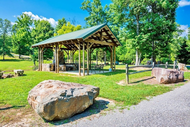 292 Log Cabin Ln Unit 14, Dunlap, TN 37327 - surrounding community featuring a gazebo and view of wooded area