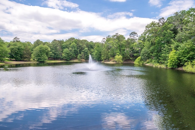 902 Cattails Dr, Ooltewah, TN 37363 - water view with a heavily wooded area