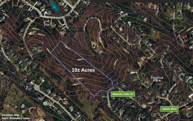 10ACRES Majestic Oaks Dr, Signal Mountain, TN 37377