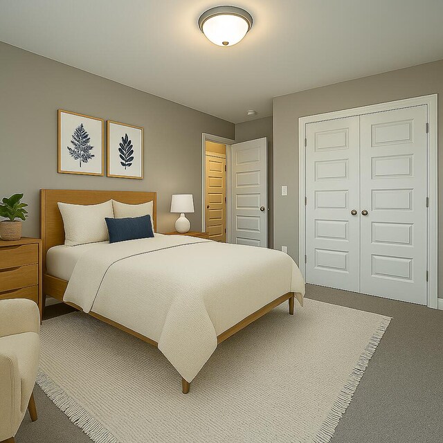1811 Oakvale Dr, Chattanooga, TN 37421 - carpeted bedroom featuring a closet