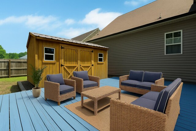 1811 Oakvale Dr, Chattanooga, TN 37421 - wooden deck featuring an outdoor hangout area