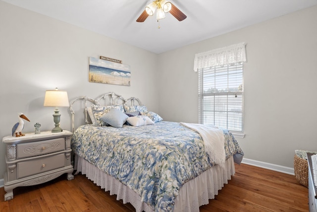 102 Water Mill Trce, Ringgold, GA 30736 - bedroom with wood finished floors and a ceiling fan