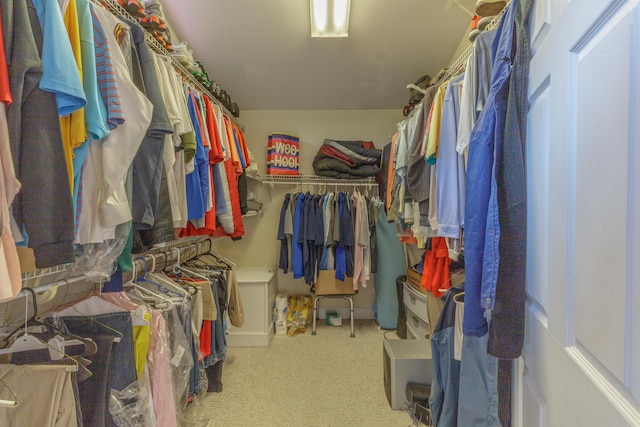 1625 Lisa Lynn Dr, Hixson, TN 37343 - walk in closet featuring carpet