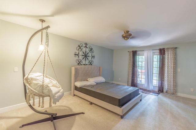 1625 Lisa Lynn Dr, Hixson, TN 37343 - carpeted bedroom featuring baseboards and ceiling fan