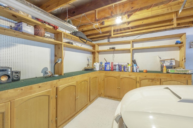 1625 Lisa Lynn Dr, Hixson, TN 37343 - basement featuring a workshop area