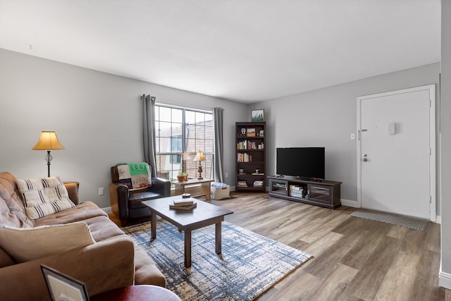 900 Mountain Creek Rd Unit P234, Chattanooga, TN 37405 - living room featuring wood finished floors and baseboards