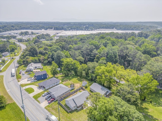 2091 Hummingbird Dr, Dalton, GA 30721 - bird's eye view of a heavily wooded area