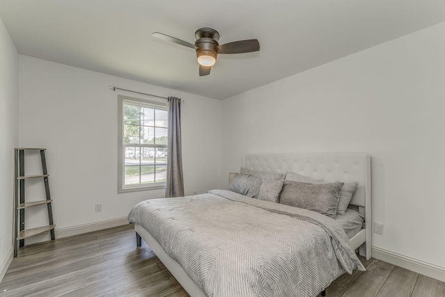 2091 Hummingbird Dr, Dalton, GA 30721 - bedroom featuring light wood-style floors and ceiling fan