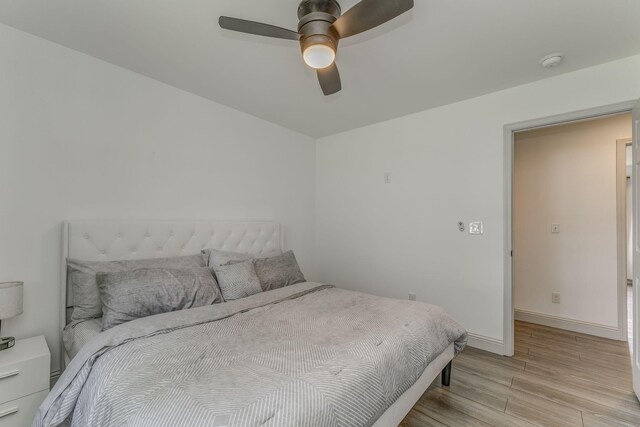 2091 Hummingbird Dr, Dalton, GA 30721 - bedroom featuring light wood finished floors and ceiling fan