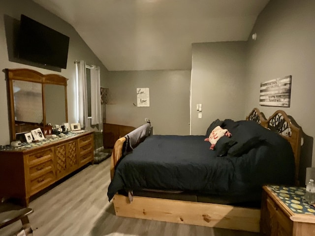 690 Ditch Gap Rd, Whitwell, TN 37397 - bedroom featuring lofted ceiling and light wood finished floors