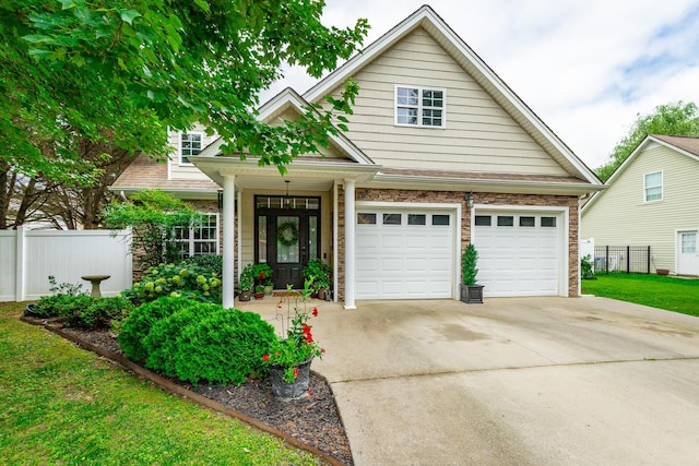 2311 Waterhaven Dr, Chattanooga, TN 37406 - view of front of property with driveway and a garage