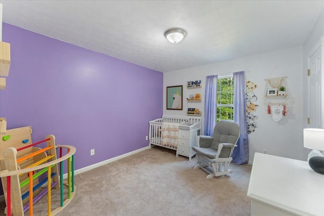 487 Ridge Rd, Lafayette, GA 30728 - carpeted bedroom with baseboards and a textured ceiling
