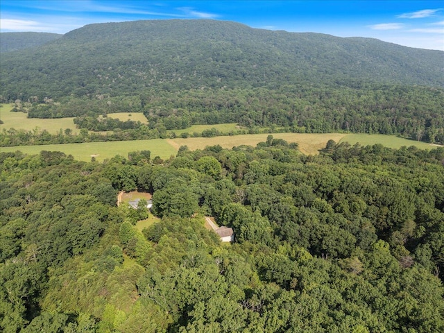 487 Ridge Rd, Lafayette, GA 30728 - aerial overview of property's location featuring a forest and mountains