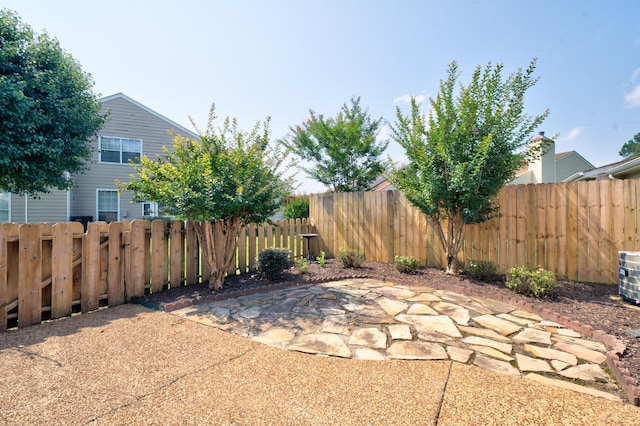 6590 Hickory Brook Rd, Chattanooga, TN 37421 - fenced backyard with a patio