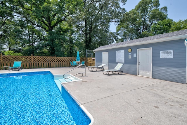 6590 Hickory Brook Rd, Chattanooga, TN 37421 - view of swimming pool featuring a patio and view of scattered trees