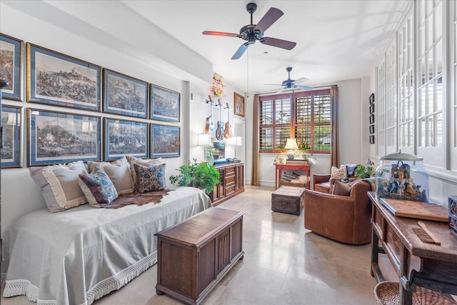 1000 E Martin Luther King Blvd Unit 102, Chattanooga, TN 37403 - living room with a ceiling fan