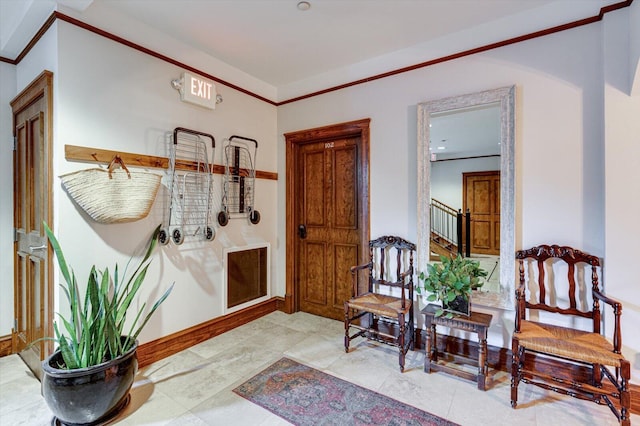 1000 E Martin Luther King Blvd Unit 102, Chattanooga, TN 37403 - hall featuring crown molding and stairway