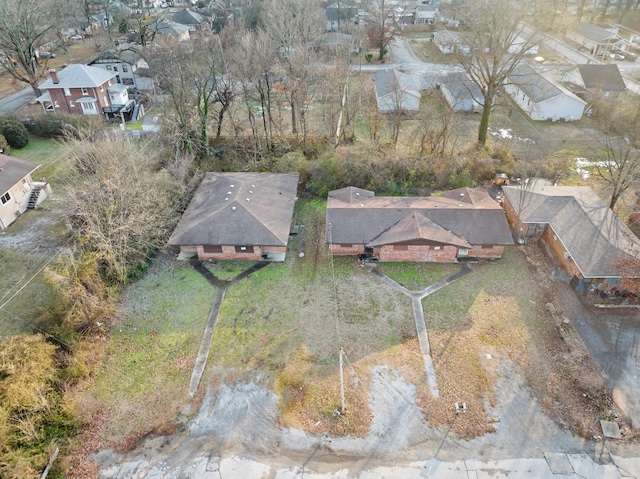 1638 E 17th St, Chattanooga, TN 37404 - aerial overview of property's location with nearby suburban area