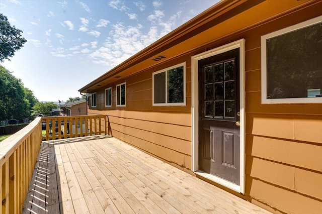 1373 Meadowood Dr, Hixson, TN 37343 - view of wooden deck