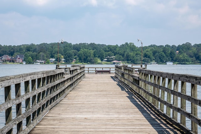 7815 Parkshore Cir, Hixson, TN 37343 - dock featuring a water view