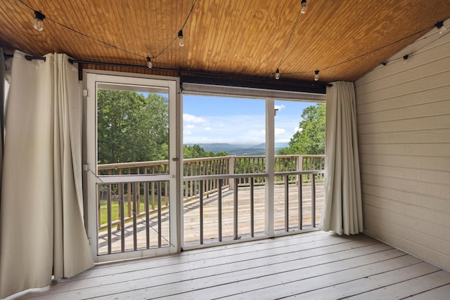 310 Bluffs Rd N, South Pittsburg, TN 37380 - wooden terrace with a mountain view