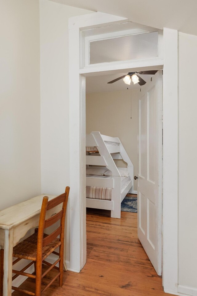 602 Oliver St, Chattanooga, TN 37405 - bedroom featuring wood finished floors and a ceiling fan