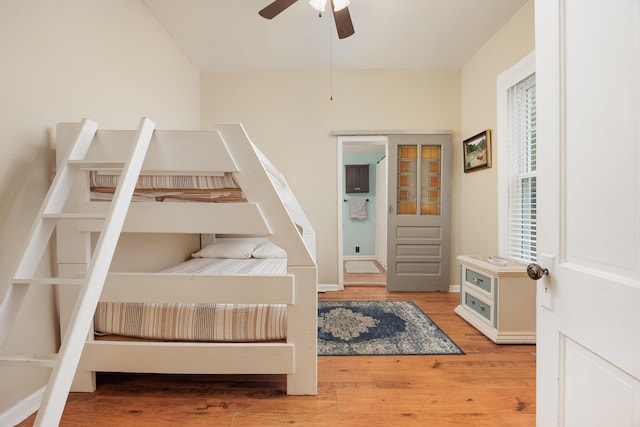 602 Oliver St, Chattanooga, TN 37405 - bedroom with light wood-type flooring and a ceiling fan