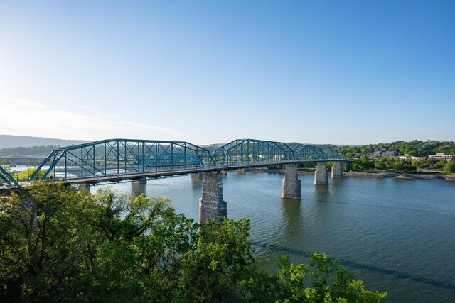 602 Oliver St, Chattanooga, TN 37405 - water view with a notable bridge