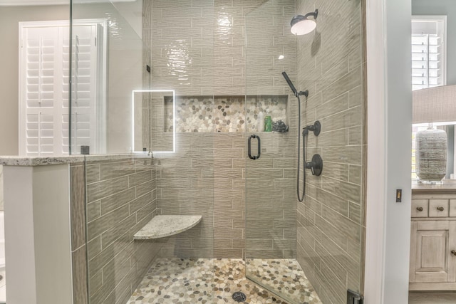 329 Kempton Ln, Dalton, GA 30721 - bathroom with a stall shower