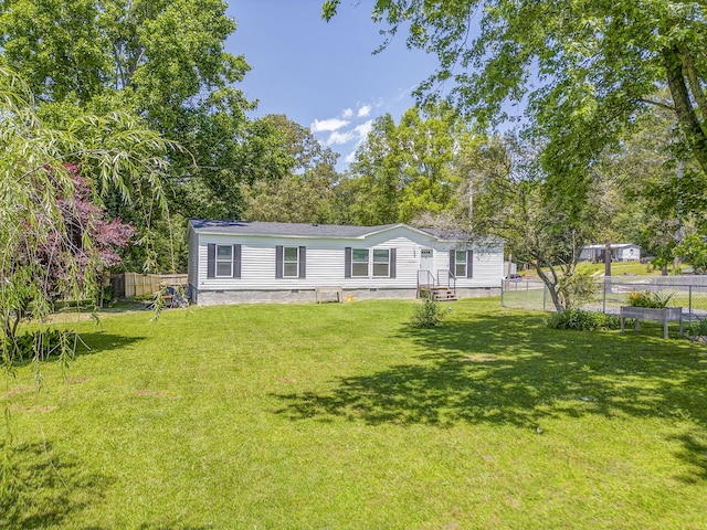 1005 Cohutta Beaverdale Rd, Cohutta, GA 30710 - back of house with crawl space and view of scattered trees