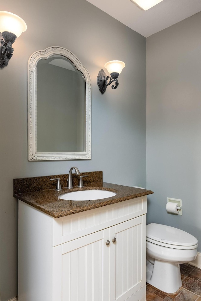 2195 Ooltewah Ringgold Rd, Ooltewah, TN 37363 - bathroom featuring vanity and stone finish flooring