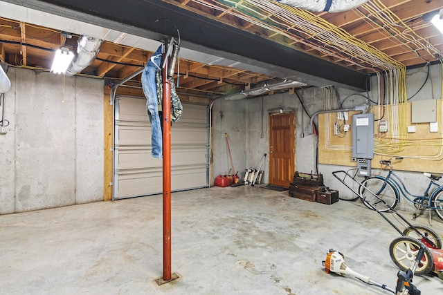 7524 Banther Rd, Harrison, TN 37341 - below grade area with electric panel and a garage