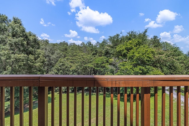 7524 Banther Rd, Harrison, TN 37341 - wooden deck with a yard