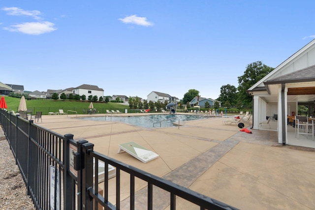 3620 Weathervane, Apison, TN 37302 - community pool with a patio area and a residential view