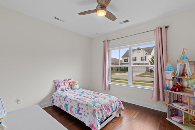 3620 Weathervane, Apison, TN 37302 - bedroom with wood finished floors and ceiling fan