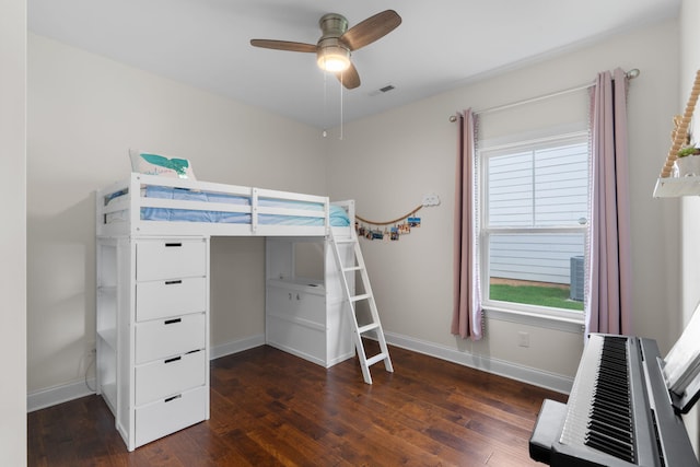 3620 Weathervane, Apison, TN 37302 - bedroom with hardwood / wood-style floors and a ceiling fan