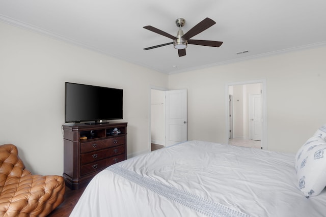 3620 Weathervane, Apison, TN 37302 - bedroom featuring ornamental molding and ceiling fan